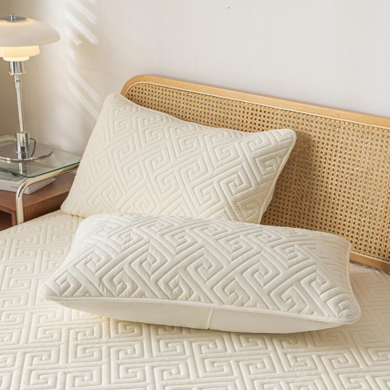 Jednodijelna jastučnica od vodootporne jacquard tkanine otporna na vlagu i znoj, 48x74 cm za spavaću sobu, dom, hotel Detor