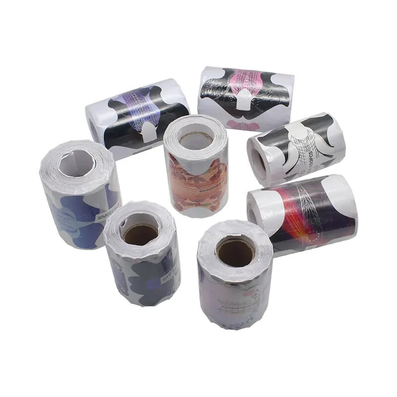 100 vnt./partija Prancūziški nagų formos antgaliai nagų priauginimo dailės įrankiai 39 modeliai akrilo kreivė netikrų nagų dailė „pasidaryk pats“ vadovo formų manikiūro rinkinys