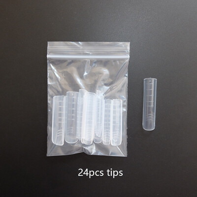 Φόρμες για επέκταση νυχιών με βούρτσα νυχιών με διπλό άκρο UV Gel Κλιπ νυχιών Διπλό καλούπι επέκτασης νυχιών Quick Building Full Cover Συμβουλές νυχιών