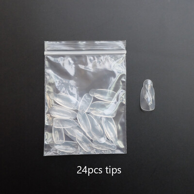 Φόρμες για επέκταση νυχιών με βούρτσα νυχιών με διπλό άκρο UV Gel Κλιπ νυχιών Διπλό καλούπι επέκτασης νυχιών Quick Building Full Cover Συμβουλές νυχιών