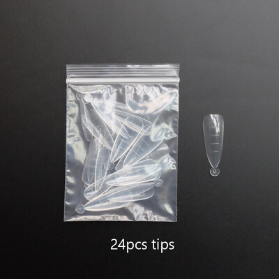 Φόρμες για επέκταση νυχιών με βούρτσα νυχιών με διπλό άκρο UV Gel Κλιπ νυχιών Διπλό καλούπι επέκτασης νυχιών Quick Building Full Cover Συμβουλές νυχιών