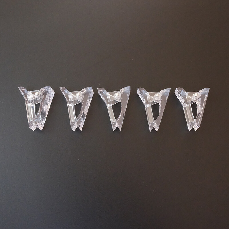 Φόρμες για επέκταση νυχιών με βούρτσα νυχιών με διπλό άκρο UV Gel Κλιπ νυχιών Διπλό καλούπι επέκτασης νυχιών Quick Building Full Cover Συμβουλές νυχιών