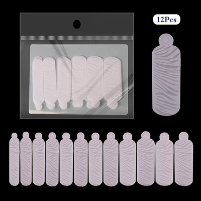 BNG 12Pcs Rose Snowflakes Silikonski kalupi za nokte dvostrukog oblika Stvaranje reljefnog dizajna Kalup za nokte Silikonska naljepnica Jastučići za višekratnu upotrebu