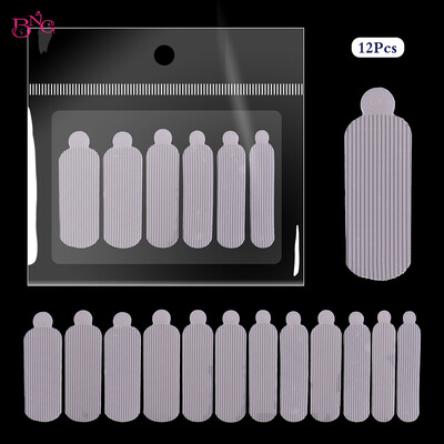 BNG 12Pcs Rose Snowflakes Silikonski kalupi za nokte dvostrukog oblika Stvaranje reljefnog dizajna Kalup za nokte Silikonska naljepnica Jastučići za višekratnu upotrebu