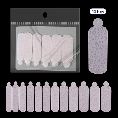 BNG 12Pcs Rose Snowflakes Silikonski kalupi za nokte dvostrukog oblika Stvaranje reljefnog dizajna Kalup za nokte Silikonska naljepnica Jastučići za višekratnu upotrebu