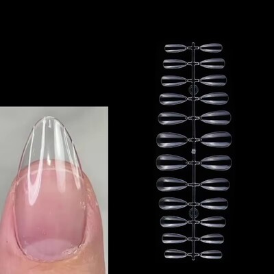 120Pcs Nail Tips Extension System Sculpted Full Cover Soft Gel XS Kratki umjetni nokti Francuski balerinke Capsules Press On Tips