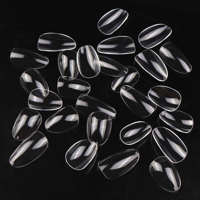 120Pcs Nail Tips Extension System Sculpted Full Cover Soft Gel XS Kratki umjetni nokti Francuski balerinke Capsules Press On Tips