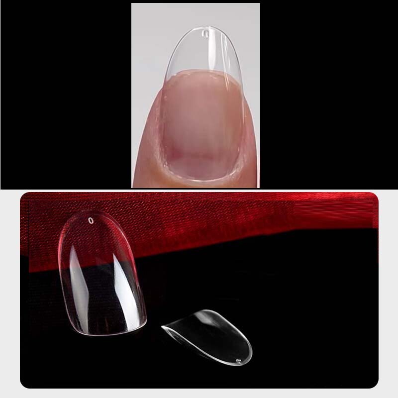 120Pcs Nail Tips Extension System Sculpted Full Cover Soft Gel XS Kratki umjetni nokti Francuski balerinke Capsules Press On Tips