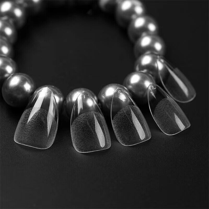120Pcs Nail Tips Extension System Sculpted Full Cover Soft Gel XS Kratki umjetni nokti Francuski balerinke Capsules Press On Tips