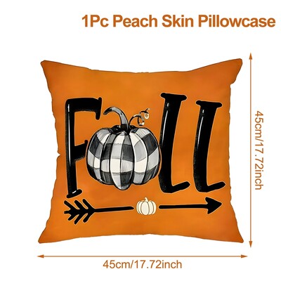 Φθινοπωρινή θήκη μαξιλαροθήκη με φύλλα σφενδάμου Φθινοπωρινή θήκη μαξιλαροθήκη με φύλλα σφενδάμου Κάλυμμα για την Ημέρα των Ευχαριστιών Διακόσμηση μαξιλαροθήκης Φθινοπωρινό μαξιλάρι