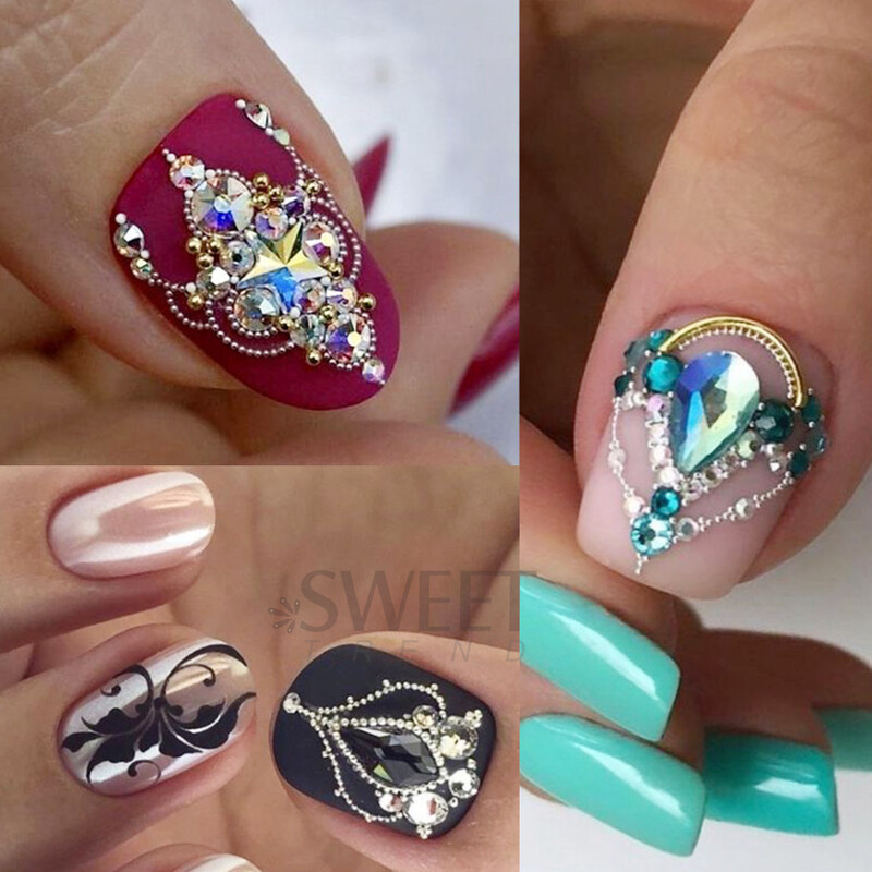 Male mikro perle od nehrđajućeg čelika 0,4 mm za ukrašavanje noktiju, metalne Y2K nokte s klinovima, perle od kavijara, srebrno zlatno sivi pribor