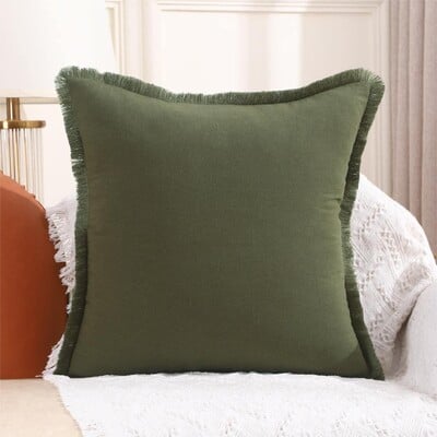 Bohemia Tassels Cushion Cover 45x45cm Pillow Cover Square boho living Room Bed Room Home Decoration