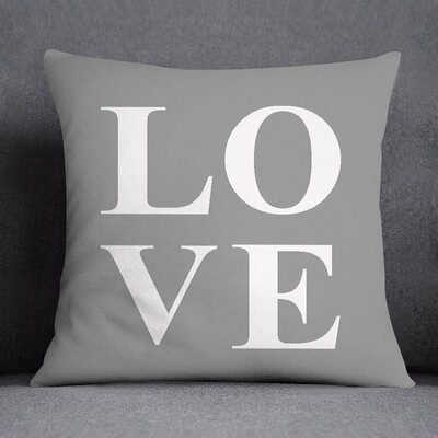 Sivi niski bijeli cvjetni uzorak Jastučnica za uređenje doma Četvrtasta uredska jastučnica