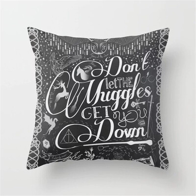 Ρετρό Speaker Piano Rock Μαύρο Λευκό Κάλυμμα Μαξιλαριού Καναπέ Μαξιλάρι Μουσικής Pop Band