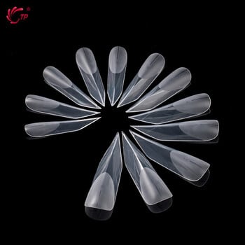 TP New 120pcs Dual Forms Καλούπι για νύχια Πλήρες κάλυμμα Quick Poly Building Gel Mold Nail Art Form Extension False Tips Καλούπι για μανικιούρ Top