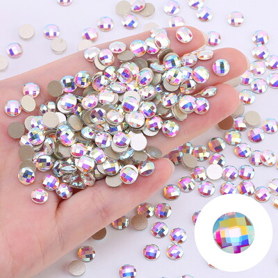 K9 100 τμχ AB διακοσμητικό νυχιών με διαμάντι σε σχήμα ψευδαίσθησης με διαμάντι σταγόνα νερού με διαμάντι αλογομάτι διαμάντι διακόσμηση νυχιών με επίπεδη βάση