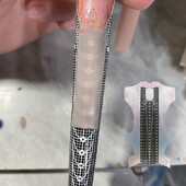 50 komada akrilnih noktiju tips Extension XXXL Extra long Nail Forms Vodič za oblikovanje Naljepnice Papirnati UV Gel Alat za manikuru