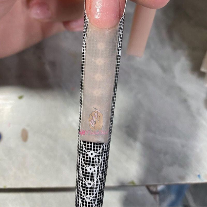 50 komada akrilnih noktiju tips Extension XXXL Extra long Nail Forms Vodič za oblikovanje Naljepnice Papirnati UV Gel Alat za manikuru