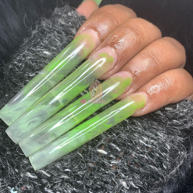 50 komada akrilnih noktiju tips Extension XXXL Extra long Nail Forms Vodič za oblikovanje Naljepnice Papirnati UV Gel Alat za manikuru
