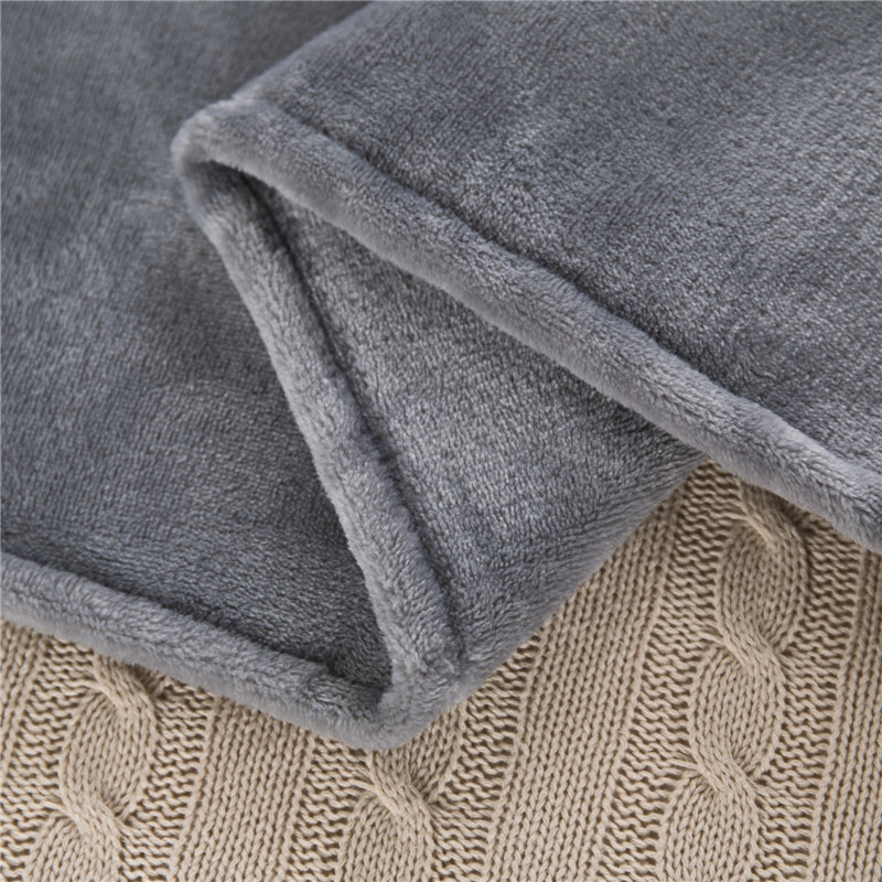 Jednobojna flanelska dugačka jastučnica, mekana, udobna, dvostruki ljubavnik za odrasle, jastučnica za spavanje, posteljina, jastučnica za tijelo