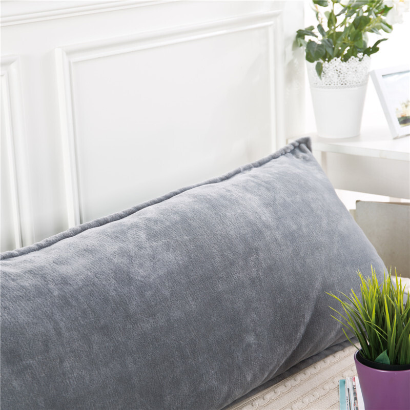 Jednobojna flanelska dugačka jastučnica, mekana, udobna, dvostruki ljubavnik za odrasle, jastučnica za spavanje, posteljina, jastučnica za tijelo
