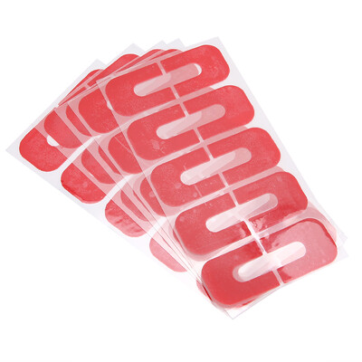 50 gab. U formas nolobāmās nagu lentes Ādas barjera, necaurlaidīga uzlīme Nail Art Protector Cover Nagu uzlīme Nagu mākslas manikīra rīks