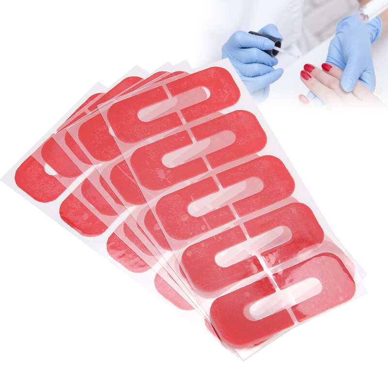 50 tk U-kujuline mahakooruvad küünteibid Nahatõke lekkekindel kleebis Nail Art Protector kate Küünekleebis Küünekunsti maniküüri tööriist