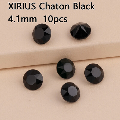 YANRUO Jet Black stakleni kamenčići svih oblika Ukrasi za nokte Crystal Strass Pointback Kozmetički dodaci u više oblika