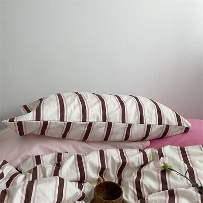 Βαμβακερή μαξιλαροθήκη Πολύχρωμη ριγέ Μαξιλαροθήκη Κλινοσκεπάσματα Μαύρο Μαξιλαροθήκη Φάκελος Κάλυμμα Μαξιλαροθήκη Nordic Sling