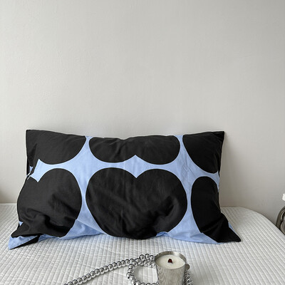 Βαμβακερή μαξιλαροθήκη Πολύχρωμη ριγέ Μαξιλαροθήκη Κλινοσκεπάσματα Μαύρο Μαξιλαροθήκη Φάκελος Κάλυμμα Μαξιλαροθήκη Nordic Sling