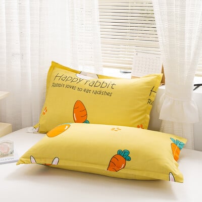 One Pair of Washable Pillowcases, Single Pillowcase Set, 48cm X 74cm, 2 Household Pillowcase Covers