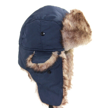 Мъжки Дамски Унисекс Топъл Trapper Aviator Trooper Earflap Winter Flaps Ски шапка Нови шапки Руска ски шапка Шапки с изкуствена кожа