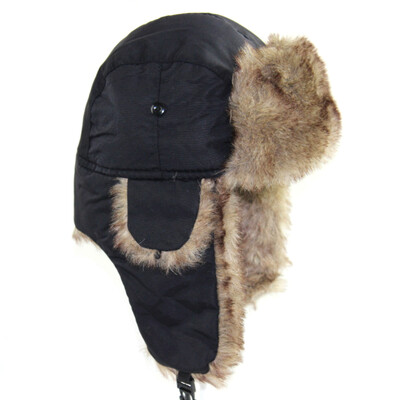 Мъжки Дамски Унисекс Топъл Trapper Aviator Trooper Earflap Winter Flaps Ски шапка Нови шапки Руска ски шапка Шапки с изкуствена кожа