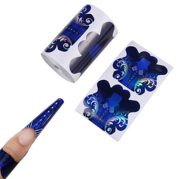 50Pcs Bee/Butterfly/Horseshoe Professional Nail Form Sticker French Tips Extension Builder Ακρυλικό Gel Guide Mold Mould Manicure