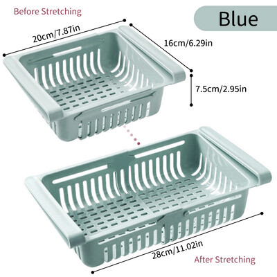 Kutija za organiziranje hladnjaka Višenamjenska polica za čuvanje hladnjaka na izvlačenje Polica s razdjelnim slojem