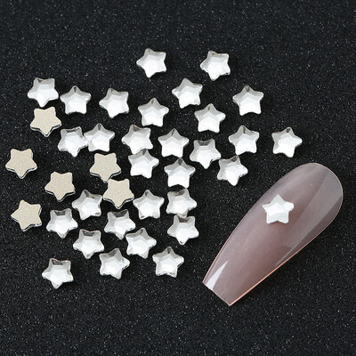 veleprodaja100kom Bijeli prozirni kristalni elegantni vještački dijamant 3D manikura Nail Art ukrasi privjesci nakit