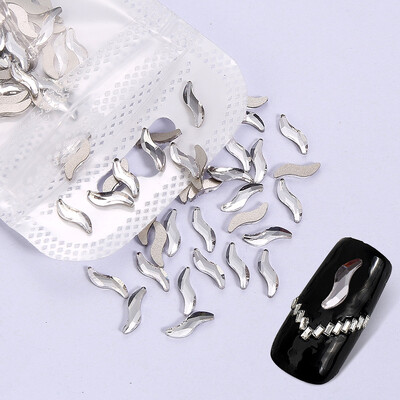veleprodaja100kom Bijeli prozirni kristalni elegantni vještački dijamant 3D manikura Nail Art ukrasi privjesci nakit