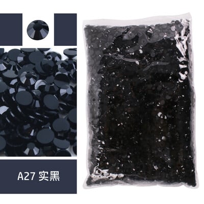 Nagy csomag, 2-6 mm-es gyanta, nem forró fix strasszos nagykereskedés lapos hátú műanyag kristályok köröm barkács csillámok Ctrazы Stone