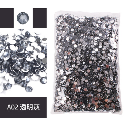 Nagy csomag, 2-6 mm-es gyanta, nem forró fix strasszos nagykereskedés lapos hátú műanyag kristályok köröm barkács csillámok Ctrazы Stone
