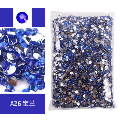 Nagy csomag, 2-6 mm-es gyanta, nem forró fix strasszos nagykereskedés lapos hátú műanyag kristályok köröm barkács csillámok Ctrazы Stone