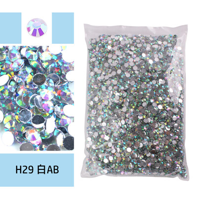 Nagy csomag, 2-6 mm-es gyanta, nem forró fix strasszos nagykereskedés lapos hátú műanyag kristályok köröm barkács csillámok Ctrazы Stone