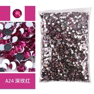 Nagy csomag, 2-6 mm-es gyanta, nem forró fix strasszos nagykereskedés lapos hátú műanyag kristályok köröm barkács csillámok Ctrazы Stone