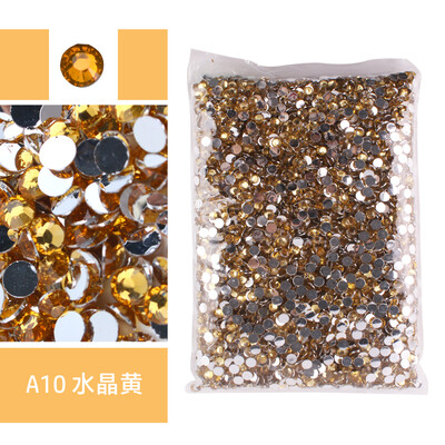 Nagy csomag, 2-6 mm-es gyanta, nem forró fix strasszos nagykereskedés lapos hátú műanyag kristályok köröm barkács csillámok Ctrazы Stone