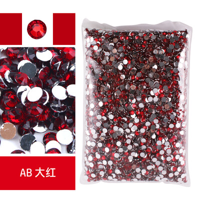 Nagy csomag, 2-6 mm-es gyanta, nem forró fix strasszos nagykereskedés lapos hátú műanyag kristályok köröm barkács csillámok Ctrazы Stone
