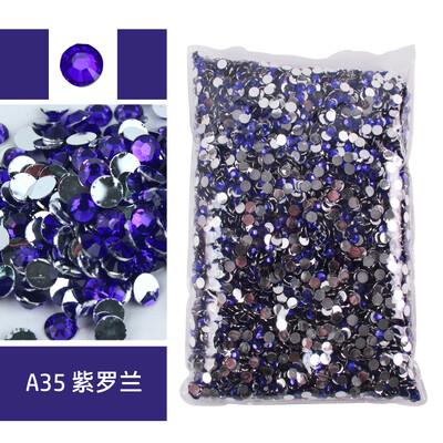 Nagy csomag, 2-6 mm-es gyanta, nem forró fix strasszos nagykereskedés lapos hátú műanyag kristályok köröm barkács csillámok Ctrazы Stone