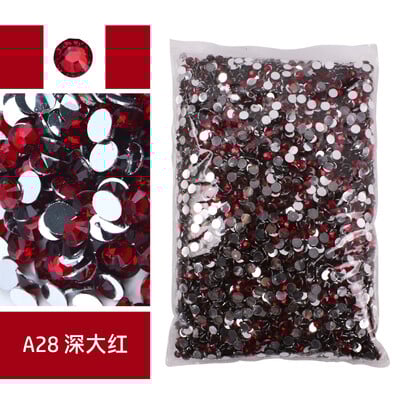 Nagy csomag, 2-6 mm-es gyanta, nem forró fix strasszos nagykereskedés lapos hátú műanyag kristályok köröm barkács csillámok Ctrazы Stone