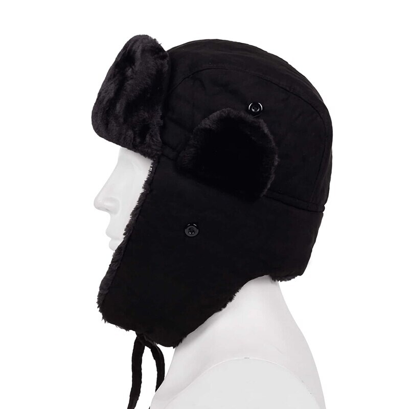 Unisex Χειμερινό καπέλο Russian Earflap Hat Keep Warm καπέλο σκι Ανδρικά γυναικεία καπέλα bomber για υπαίθριες δραστηριότητες ιππασίας και χιόνι