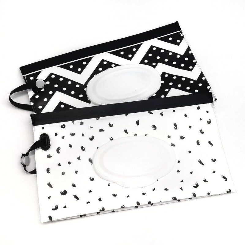 2 gab bērnu salvešu dozators, pārnēsājams atkārtoti uzpildāms salvešu turētājs salvešu dozatora maisiņš Atkārtoti lietojams ceļojumu mitro salvešu maisiņš