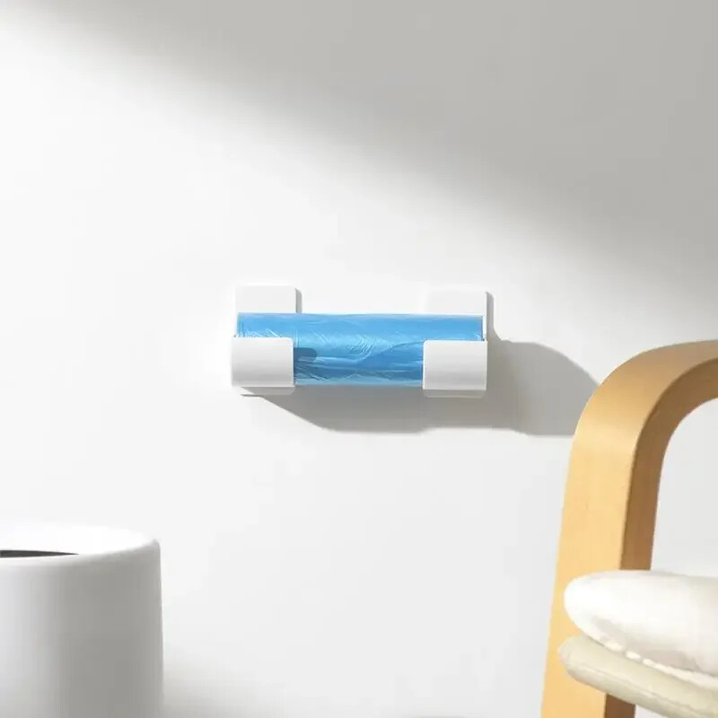 2 para zidnih vreća za smeće Držač vreća za smeće Kutija za pohranu Organizator Plastična vrećica Spremnik za film Dozator za kuhinjsku policu