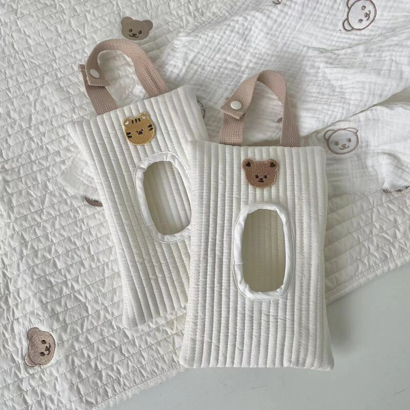 Rajzfilm állati kihajtható fedeles papírzsebkendős doboz nedves törlőkendő tok autós akasztós táska papírtartó tároló kivehető szalvéta tároló akasztós doboz